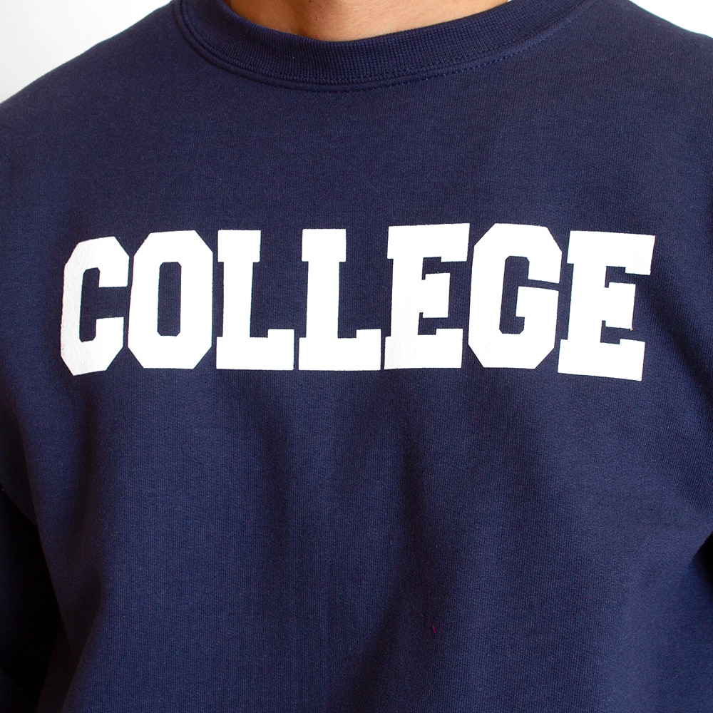 College, Crew, Pullover, Sweatshirt